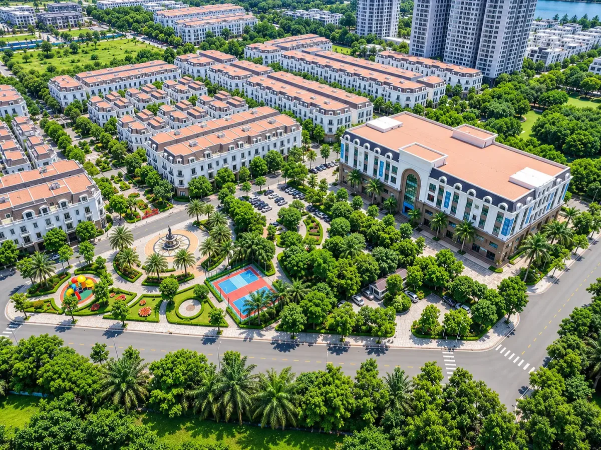 Cảnh quan khu đô thị Hà Tĩnh