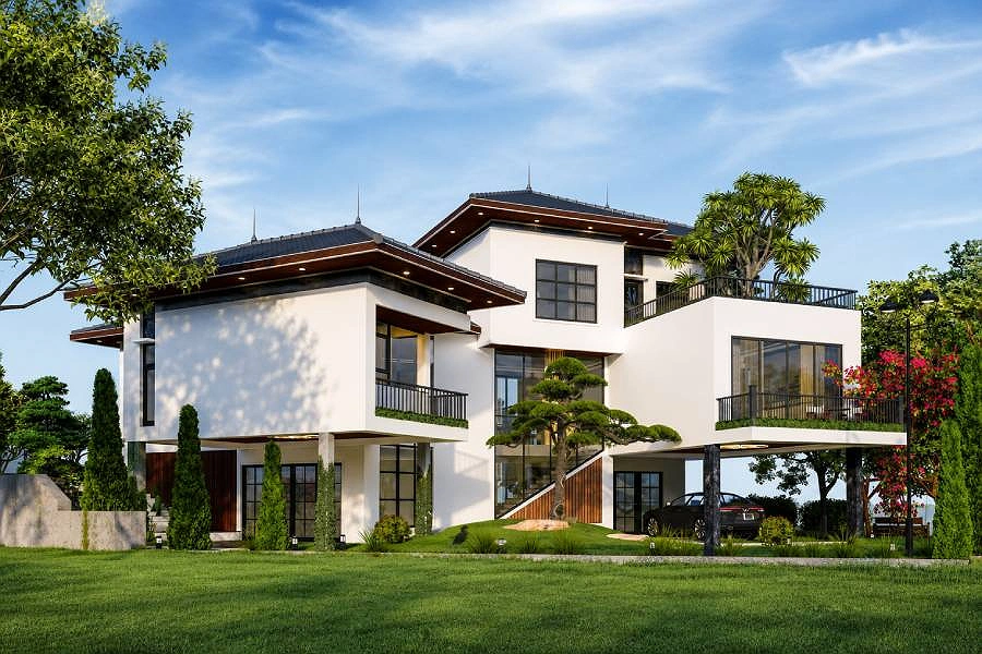 Biệt thự nhiệt đới hiện đại