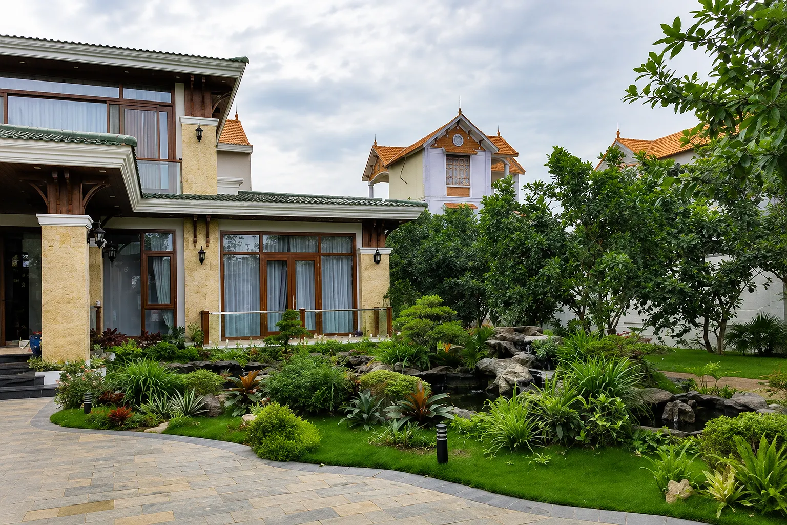 Một khoảng "xanh" sẽ giúp cho ngôi nhà trở nên đáng sống hơn