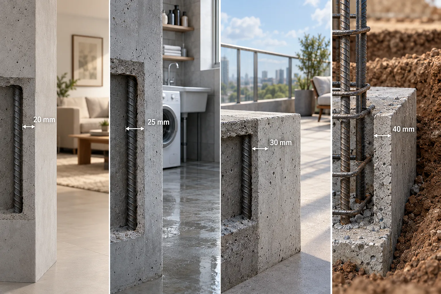 Tầm quan trọng của lớp bê tông bảo vệ cốt thép mà chủ nhà thường bỏ qua