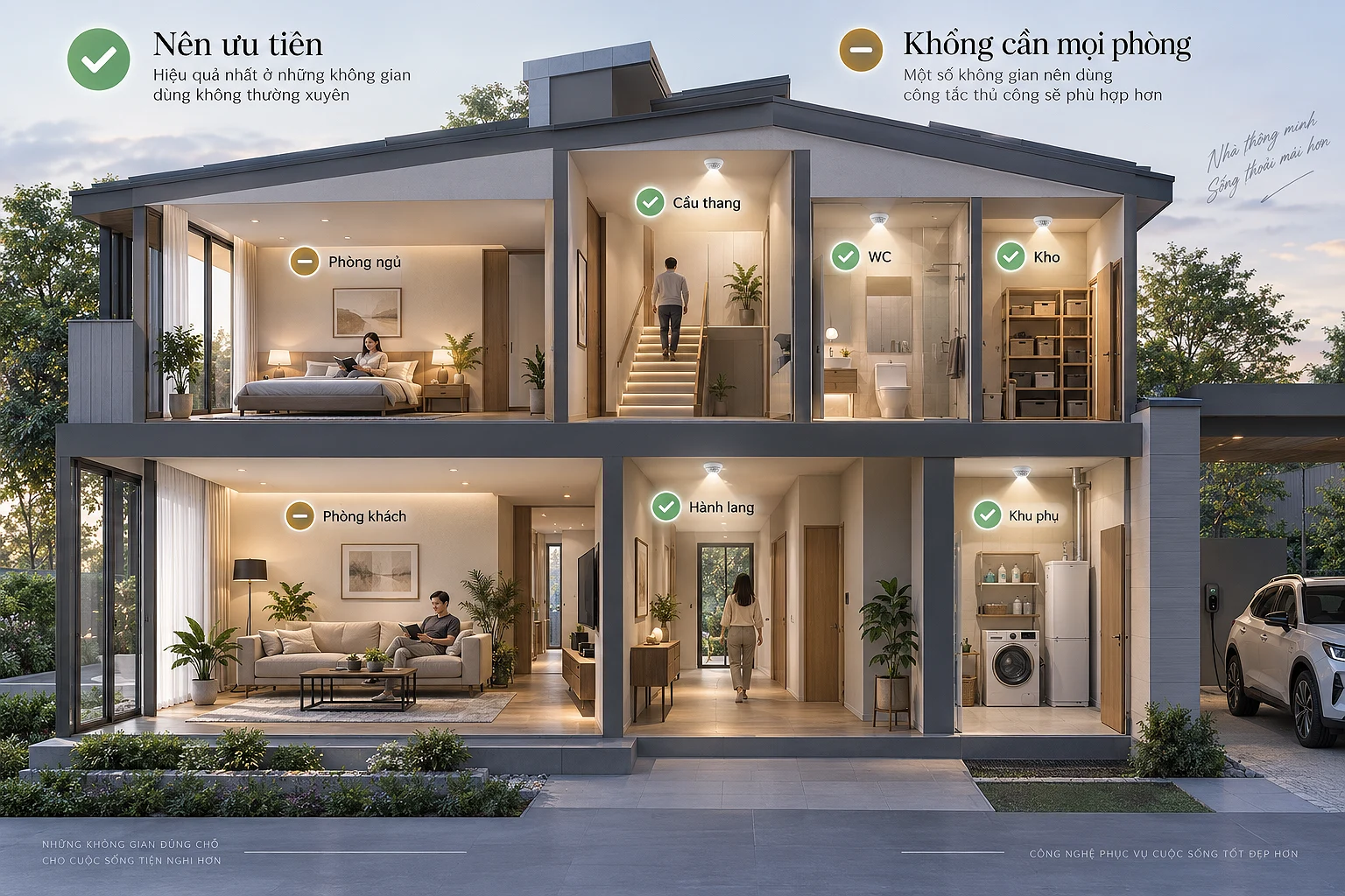 Nhà thông minh và mức độ thân thiện với môi trường trong thực tế