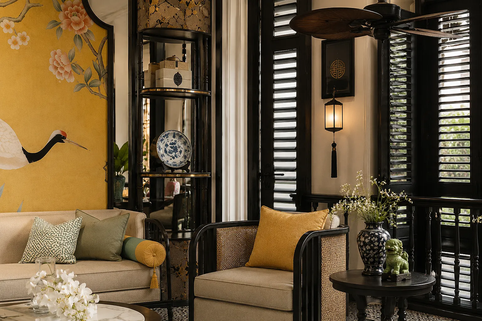 Kết hợp nét truyền thống Đông Dương (Indochine) vào nhà ở hiện đại
