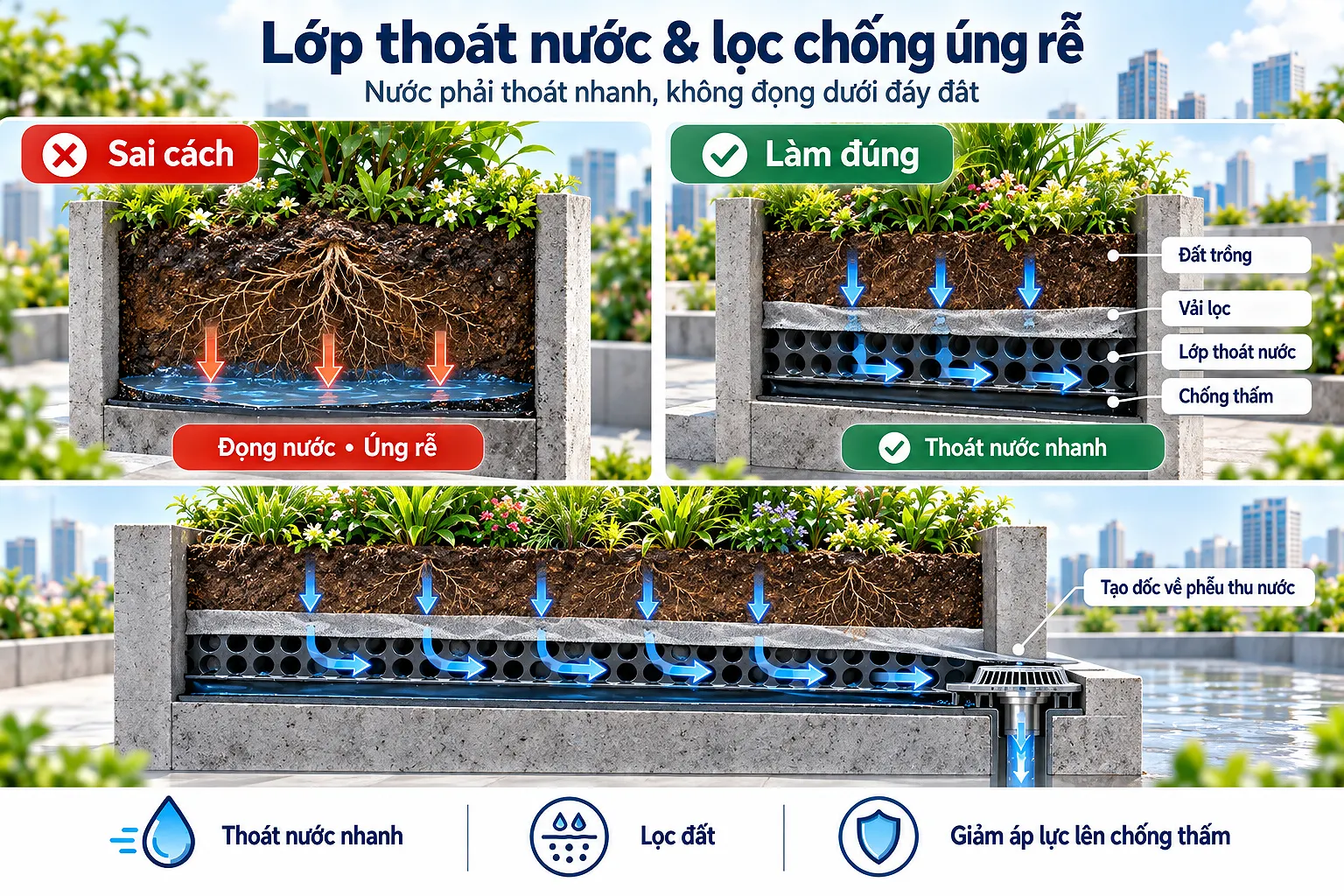 Nghệ thuật thiết kế cảnh quan ban công và sân thượng